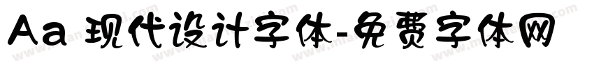 Aa 现代设计字体字体转换